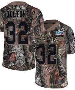 Nike Chiefs #32 Nick Bolton Camo Super Bowl LVII Patch Men's Stitched NFL Limited Rush Realtree Jersey