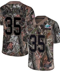 Nike Chiefs #35 Jaylen Watson Camo Super Bowl LVII Patch Men's Stitched NFL Limited Rush Realtree Jersey