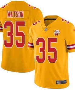 Nike Chiefs #35 Jaylen Watson Gold Men's Stitched NFL Limited Inverted Legend Jersey