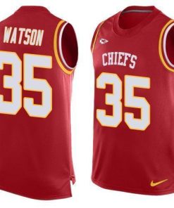 Nike Chiefs #35 Jaylen Watson Red Team Color Men's Stitched NFL Limited Tank Top Jersey