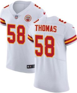 Nike Chiefs #58 Derrick Thomas White Men's Stitched NFL Vapor Untouchable Elite Jersey
