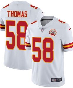 Nike Chiefs #58 Derrick Thomas White Men's Stitched NFL Vapor Untouchable Limited Jersey