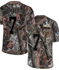 Nike Chiefs #7 Harrison Butker Camo Men's Super Bowl LV Bound Stitched NFL Limited Rush Realtree Jersey