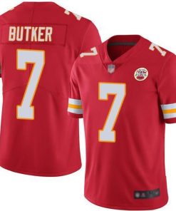 Nike Chiefs #7 Harrison Butker Red Team Color Men's Stitched NFL Vapor Untouchable Limited Jersey