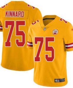 Nike Chiefs #75 Darian Kinnard Gold Men's Stitched NFL Limited Inverted Legend Jersey