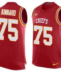 Nike Chiefs #75 Darian Kinnard Red Team Color Men's Stitched NFL Limited Tank Top Jersey