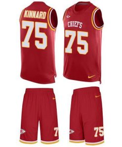 Nike Chiefs #75 Darian Kinnard Red Team Color Men's Stitched NFL Limited Tank Top Suit Jersey