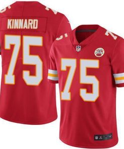 Nike Chiefs #75 Darian Kinnard Red Team Color Men's Stitched NFL Vapor Untouchable Limited Jersey