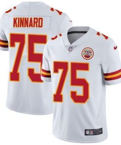 Nike Chiefs #75 Darian Kinnard White Men's Stitched NFL Vapor Untouchable Limited Jersey