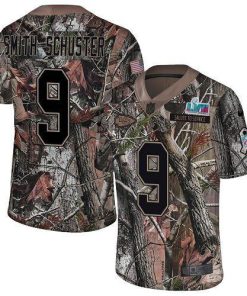 Nike Chiefs #9 JuJu Smith-Schuster Camo Super Bowl LVII Patch Men's Stitched NFL Limited Rush Realtree Jersey