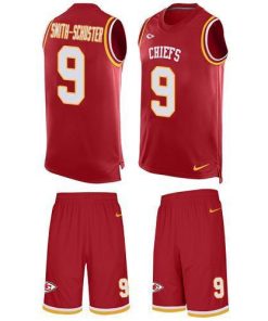 Nike Chiefs #9 JuJu Smith-Schuster Red Team Color Men's Stitched NFL Limited Tank Top Suit Jersey