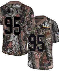 Nike Chiefs #95 Chris Jones Camo Men's Super Bowl LV Bound Stitched NFL Limited Rush Realtree Jersey