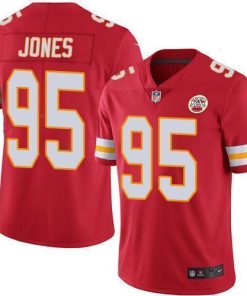 Nike Chiefs #95 Chris Jones Red Team Color Men's Stitched NFL Vapor Untouchable Limited Jersey