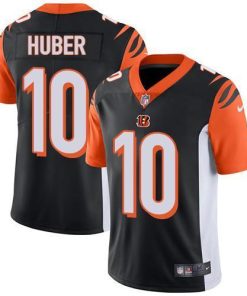 Nike Cincinnati Bengals #10 Kevin Huber Black Team Color Men's Stitched NFL Vapor Untouchable Limited Jersey Men's