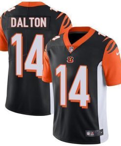 Nike Cincinnati Bengals #14 Andy Dalton Black Team Color Men's Stitched NFL Vapor Untouchable Limited Jersey Men's