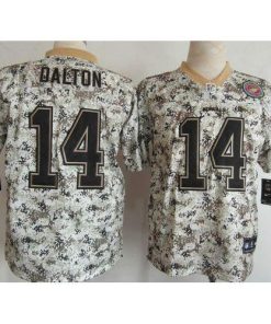 Nike Cincinnati Bengals #14 Andy Dalton Camo Men's Stitched NFL Elite USMC Jersey Men's