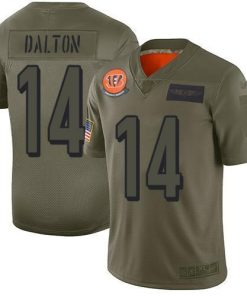 Nike Cincinnati Bengals #14 Andy Dalton Camo Men's Stitched NFL Limited 2019 Salute To Service Jersey Men's
