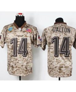 Nike Cincinnati Bengals #14 Andy Dalton Camo Men's Stitched NFL New Elite USMC Jersey Men's