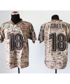 Nike Cincinnati Bengals #18 A.J. Green Camo Men's Stitched NFL New Elite USMC Jersey Men's