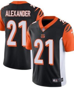 Nike Cincinnati Bengals #21 Mackensie Alexander Black Team Color Men's Stitched NFL Vapor Untouchable Limited Jersey Men's