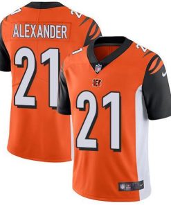 Nike Cincinnati Bengals #21 Mackensie Alexander Orange Alternate Men's Stitched NFL Vapor Untouchable Limited Jersey Men's