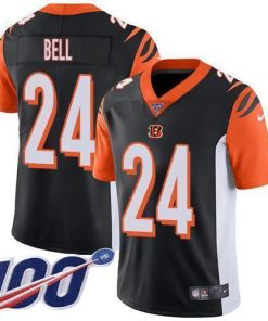 Nike Cincinnati Bengals #24 Vonn Bell Black Team Color Men's Stitched NFL 100th Season Vapor Untouchable Limited Jersey Men's
