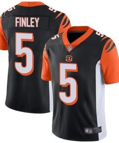 Nike Cincinnati Bengals #5 Ryan Finley Black Team Color Men's Stitched NFL Vapor Untouchable Limited Jersey Men's