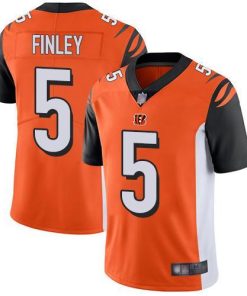Nike Cincinnati Bengals #5 Ryan Finley Orange Alternate Men's Stitched NFL Vapor Untouchable Limited Jersey Men's