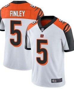 Nike Cincinnati Bengals #5 Ryan Finley White Men's Stitched NFL Vapor Untouchable Limited Jersey Men's