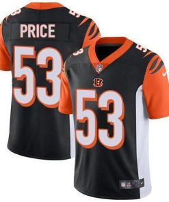 Nike Cincinnati Bengals #53 Billy Price Black Team Color Men's Stitched NFL Vapor Untouchable Limited Jersey Men's