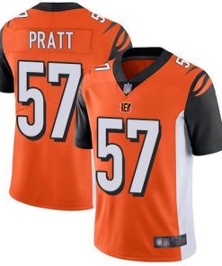 Nike Cincinnati Bengals #57 Germaine Pratt Orange Alternate Men's Stitched NFL Vapor Untouchable Limited Jersey Men's