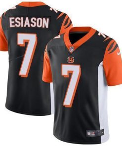 Nike Cincinnati Bengals #7 Boomer Esiason Black Team Color Men's Stitched NFL Vapor Untouchable Limited Jersey Men's