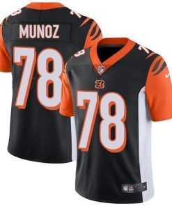 Nike Cincinnati Bengals #78 Anthony Munoz Black Team Color Men's Stitched NFL Vapor Untouchable Limited Jersey Men's