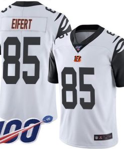Nike Cincinnati Bengals #85 Tyler Eifert White Men's Stitched NFL Limited Rush 100th Season Jersey Men's
