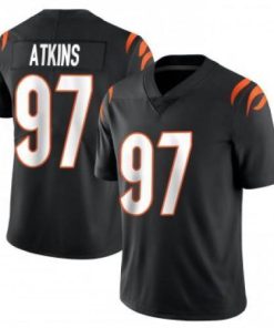 Nike Cincinnati Bengals #97 Geno Atkins Black Nike Vapor Limited Jersey Men's