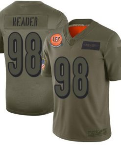 Nike Cincinnati Bengals #98 D.J. Reader Camo Men's Stitched NFL Limited 2019 Salute To Service Jersey Men's