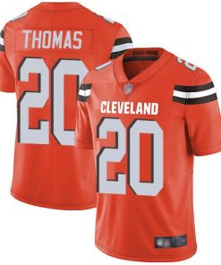 Nike Cleveland Browns #20 Tavierre Thomas Orange Alternate Men's Stitched NFL Vapor Untouchable Limited Jersey Men's