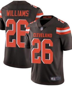 Nike Cleveland Browns #26 Greedy Williams Brown Team Color Men's Stitched NFL Vapor Untouchable Limited Jersey Men's