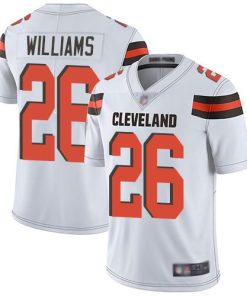 Nike Cleveland Browns #26 Greedy Williams White Men's Stitched NFL Vapor Untouchable Limited Jersey Men's