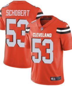 Nike Cleveland Browns #53 Joe Schobert Orange Alternate Men's Stitched NFL Vapor Untouchable Limited Jersey Men's