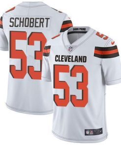 Nike Cleveland Browns #53 Joe Schobert White Men's Stitched NFL Vapor Untouchable Limited Jersey Men's