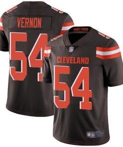Nike Cleveland Browns #54 Olivier Vernon Brown Team Color Men's Stitched NFL Vapor Untouchable Limited Jersey Men's