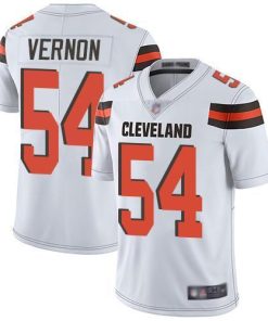 Nike Cleveland Browns #54 Olivier Vernon White Men's Stitched NFL Vapor Untouchable Limited Jersey Men's