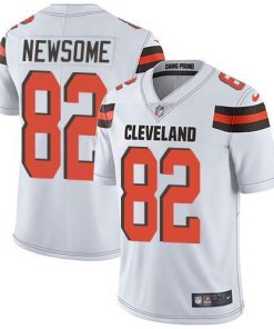 Nike Cleveland Browns #82 Ozzie Newsome White Men's Stitched NFL Vapor Untouchable Limited Jersey Men's