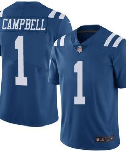 Nike Colts #1 Parris Campbell Royal Blue Men's Stitched NFL Limited Rush Jersey