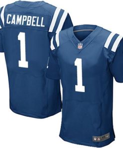 Nike Colts #1 Parris Campbell Royal Blue Team Color Men's Stitched NFL Vapor Untouchable Elite Jersey