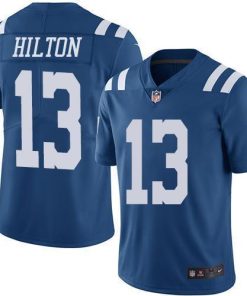 Nike Colts #13 T.Y. Hilton Royal Blue Men's Stitched NFL Limited Rush Jersey