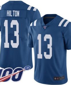 Nike Colts #13 T.Y. Hilton Royal Blue Men's Stitched NFL Limited Rush 100th Season Jersey