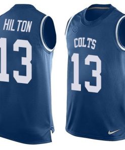Nike Colts #13 T.Y. Hilton Royal Blue Team Color Men's Stitched NFL Limited Tank Top Jersey