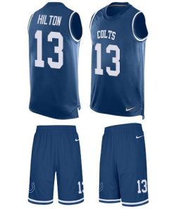 Nike Colts #13 T.Y. Hilton Royal Blue Team Color Men's Stitched NFL Limited Tank Top Suit Jersey